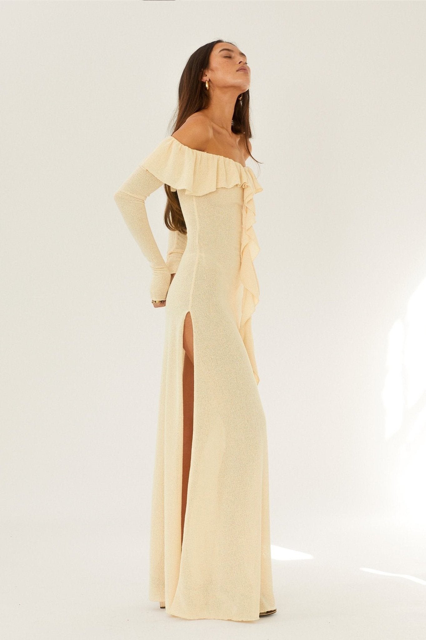 donna-off-shoulder-ruffle-maxi-dress-sd00601192157-yellow-s-sunfere-730293 Donna Off-shoulder Ruffle Maxi Dress - Image 5