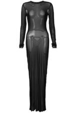 Dorse Round Neck Double-sided Mesh Dress - Image 6