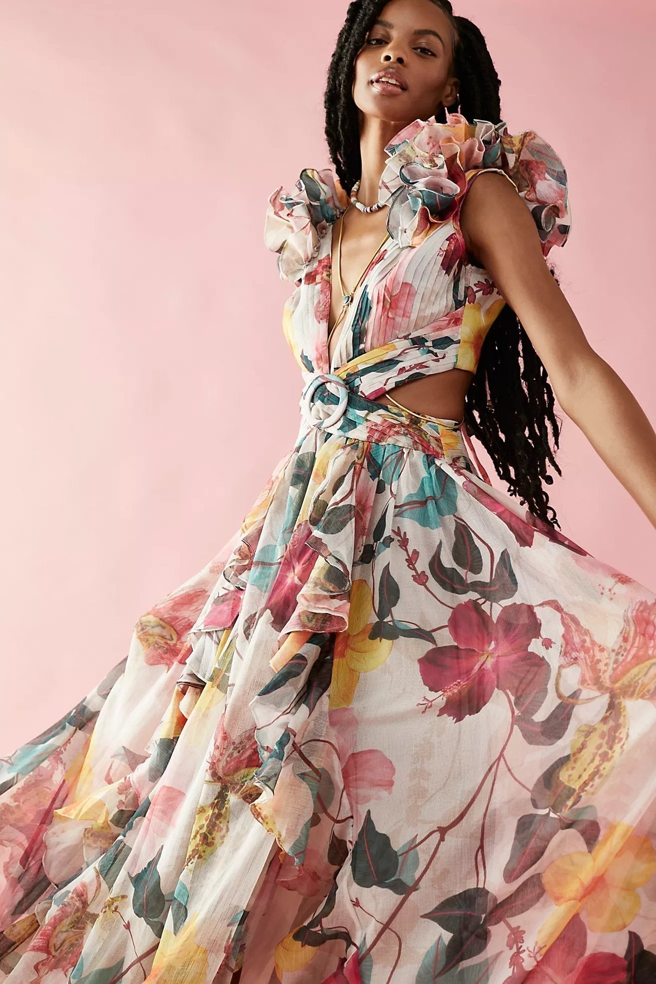 dulcie-printed-cut-out-two-pieces-swim-set-sw0020703689-pink-s-sunfere-193853 Dulcie Printed Cut-out Two-pieces Swim Set - Image 1