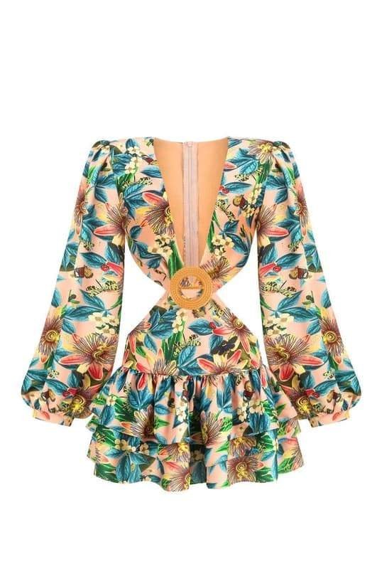 edana-cut-out-tiered-mini-dress-sd00603252527-multi-xs-sunfere-180629 Edana Cut-out Tiered Mini Dress - Image 6