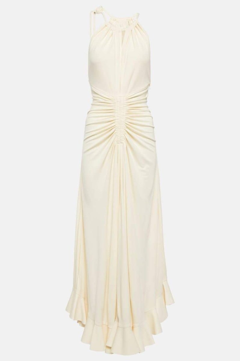 edna-halter-gathered-maxi-dress-sd00603272548-beige-s-sunfere-965593 Edna Halter Gathered Maxi Dress - Image 9