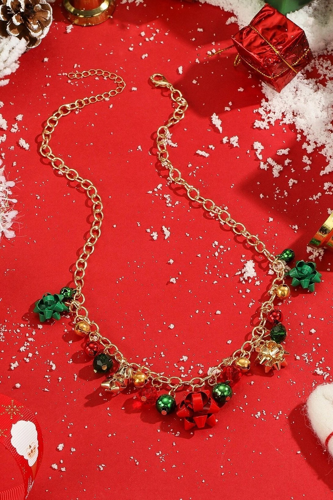 eileen-christmas-jingle-bell-alloy-flower-necklace-sa00611091865-multi-sunfere-975164 Eileen Christmas Jingle Bell Alloy Flower Necklace - Image 1