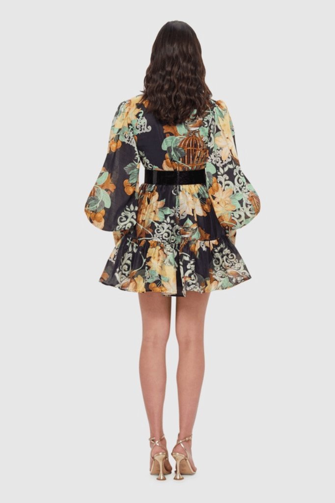 eileen-printed-belted-flare-mini-dress-sd00209221573-multi-s-sunfere-621457 Eileen Printed Belted Flare Mini Dress - Image 3