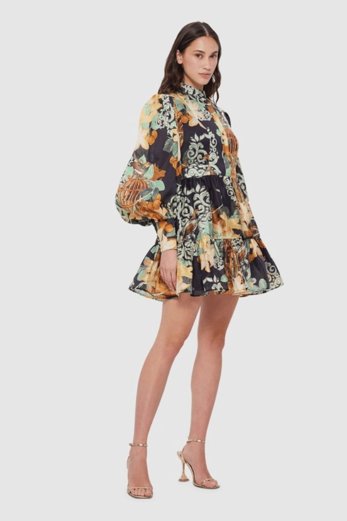 eileen-printed-belted-flare-mini-dress-sd00209221573-multi-s-sunfere-732236 Eileen Printed Belted Flare Mini Dress - Image 2