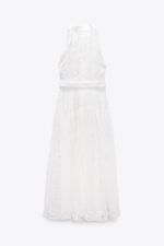 Eleanor Embroidered Sleeveless Midi Dress - Image 7