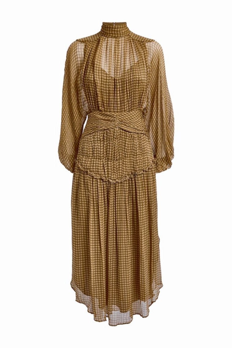 eliza-plaids-printed-chiffon-belted-midi-dress-sd00209171523-brown-s-sunfere-277235 Eliza Plaids Printed Chiffon Belted Midi Dress - Image 5