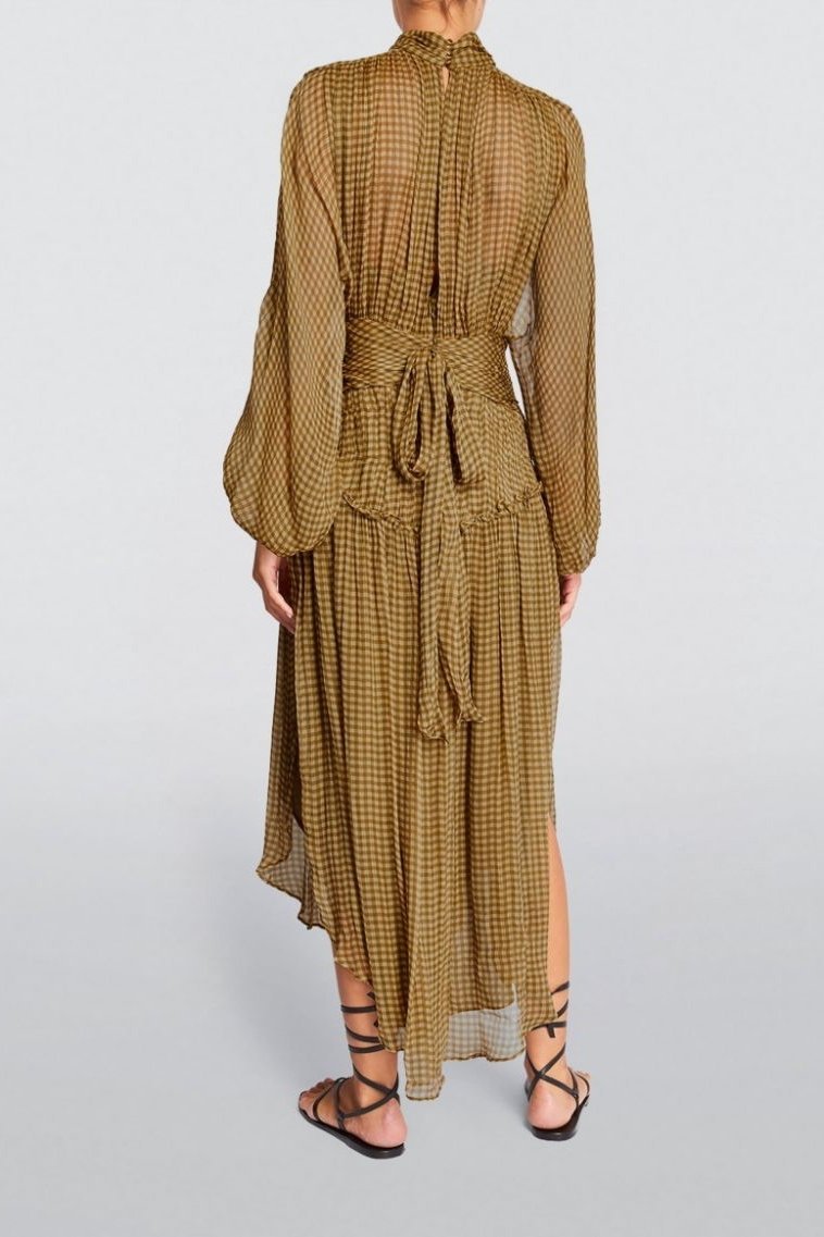 eliza-plaids-printed-chiffon-belted-midi-dress-sd00209171523-brown-s-sunfere-484034 Eliza Plaids Printed Chiffon Belted Midi Dress - Image 4