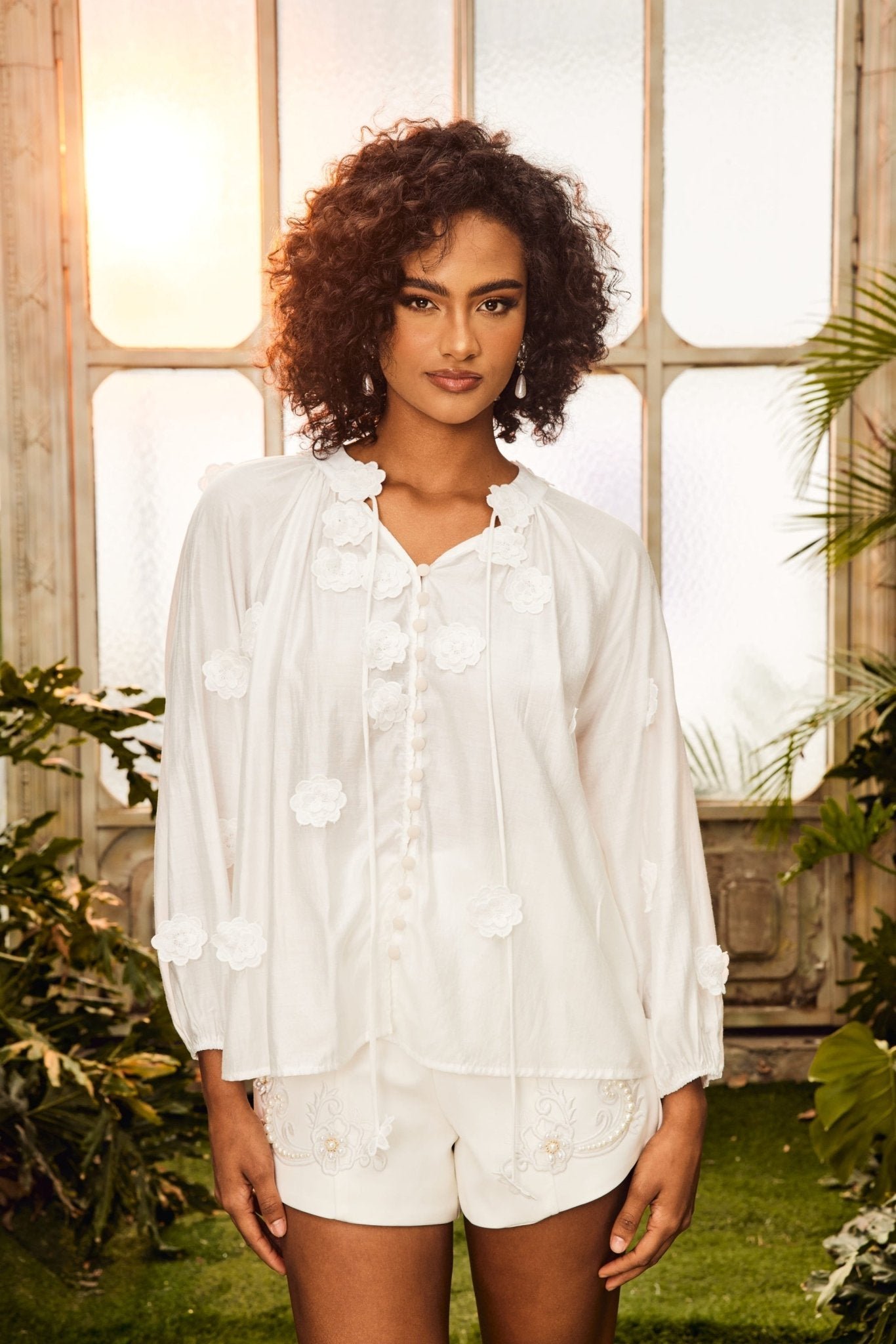 ella-floral-v-neck-blouse-st00602282353-white-s-sunfere-914811 Ella Floral V-neck Blouse - Image 4