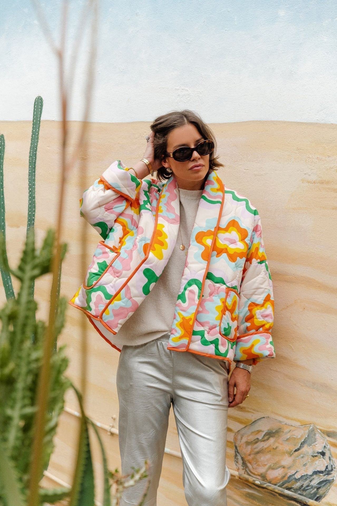 elma-printed-quilted-puffer-jacket-so00611231944-multi-s-sunfere-836782 Elma Printed Quilted Puffer Jacket - Image 1