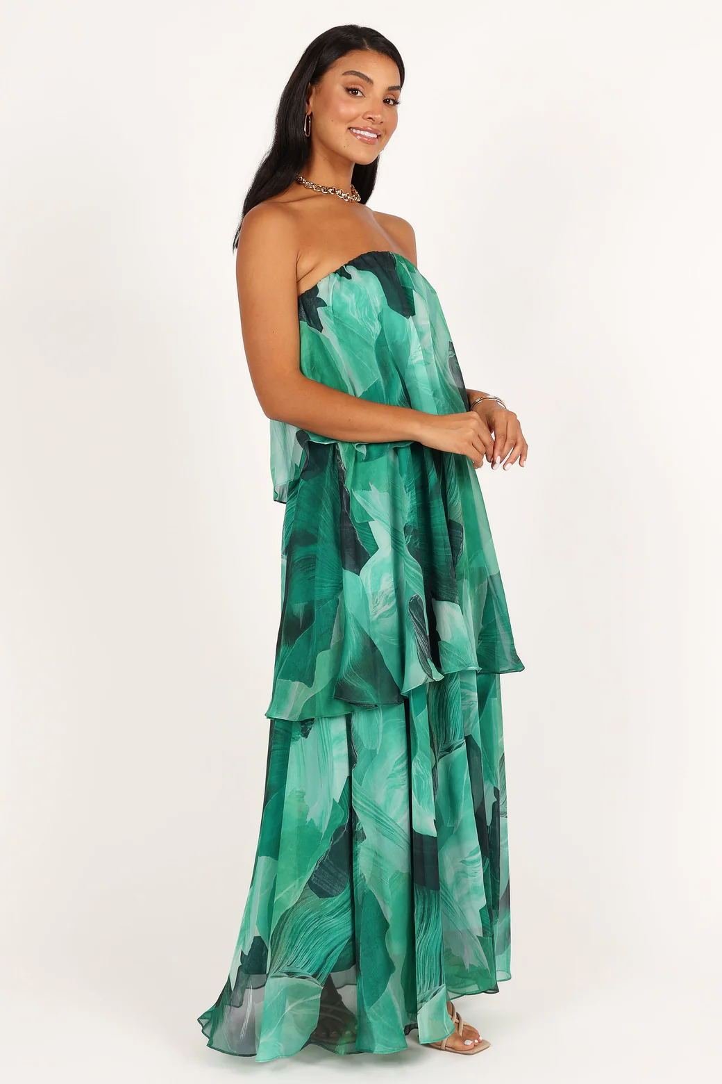 elsie-printed-layered-strapless-maxi-dress-sd00208261251-green-s-sunfere-464751 Elsie Printed Layered Strapless Maxi Dress - Image 3