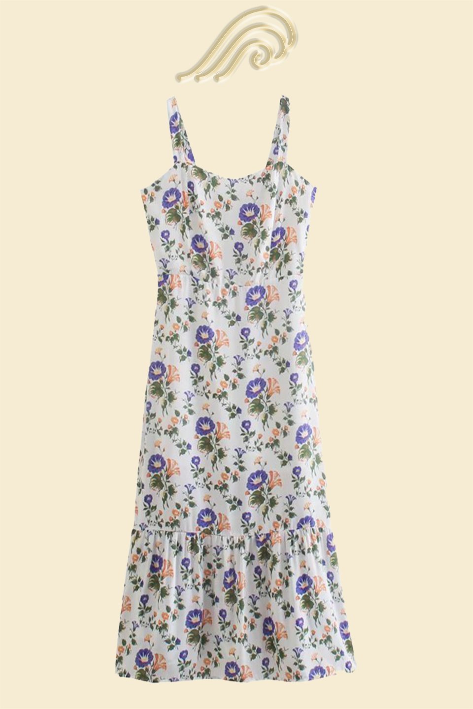 elspeth-printed-strap-flare-midi-dress-sd0020626752-multi-s-sunfere-266960 Elspeth Printed Strap Flare Midi Dress - Image 7