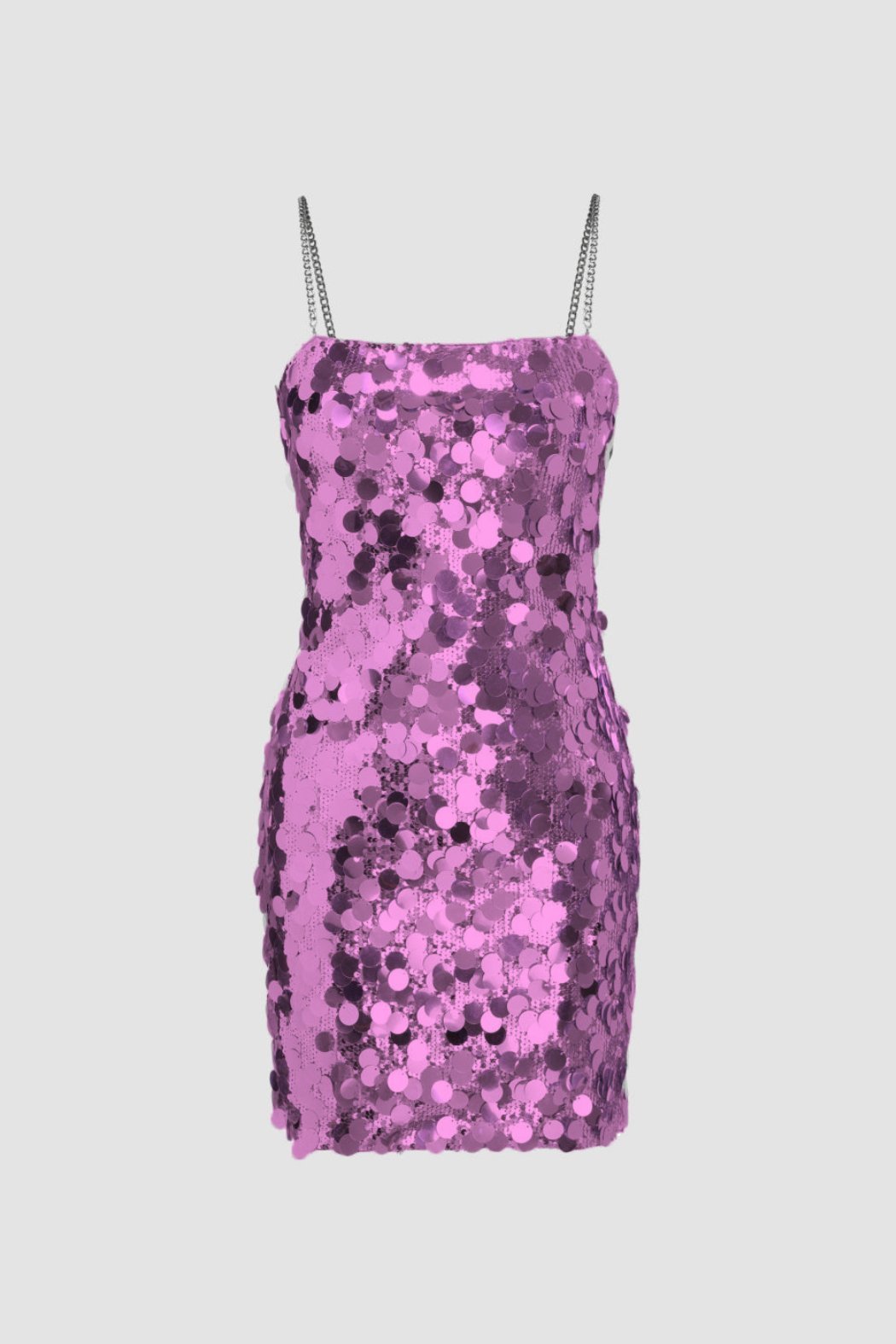 erica-sequins-metal-chain-mini-dress-sd00210041643-hot-pink-s-sunfere-187939 Erica Sequins Metal Chain Mini Dress - Image 2
