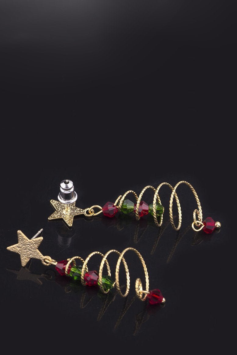 eudora-christmas-tree-drop-earrings-sa00611091863-gold-sunfere-411656 Eudora Christmas Tree Drop Earrings - Image 5