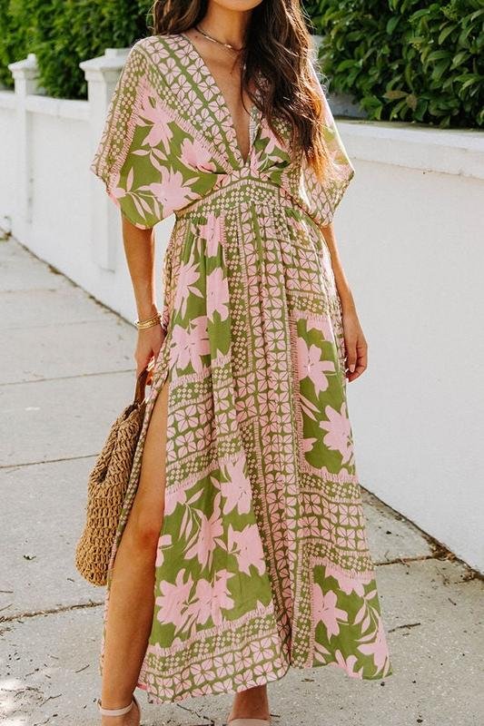 eunice-printed-v-neck-maxi-dress-sd00208031111-olive-s-sunfere-884543 Eunice Printed V-neck Maxi Dress - Image 8