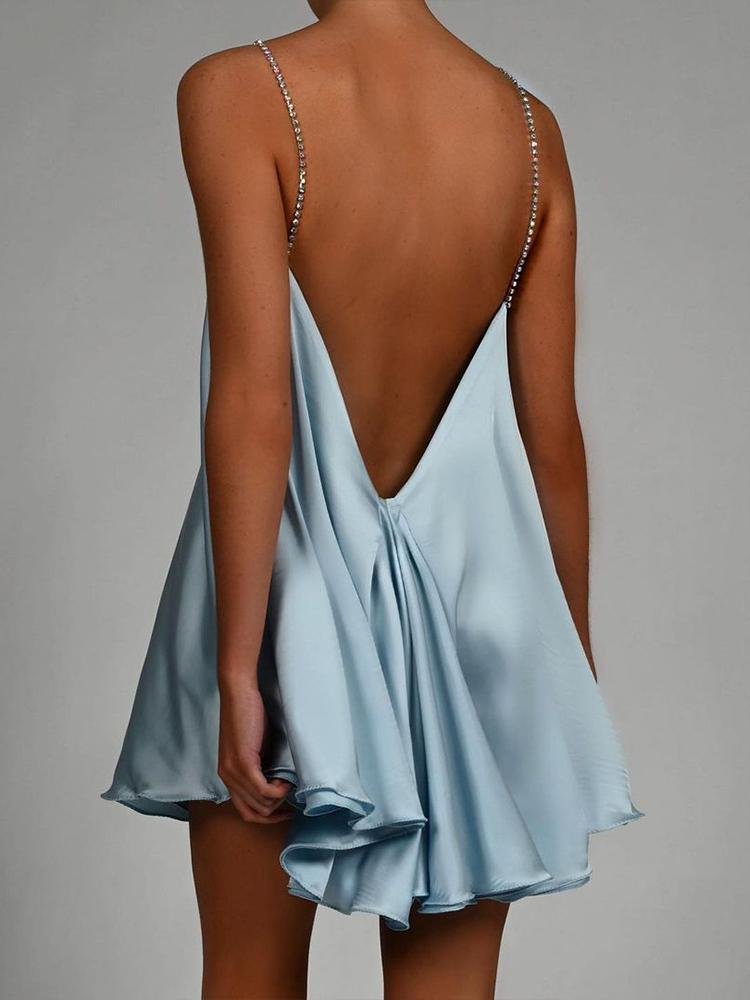 fanny-metal-chain-satin-v-neck-mini-doll-dress-sd0020516301-blue-s-sunfere-127896 Fanny Metal Chain Satin V-neck Mini Doll Dress - Image 17
