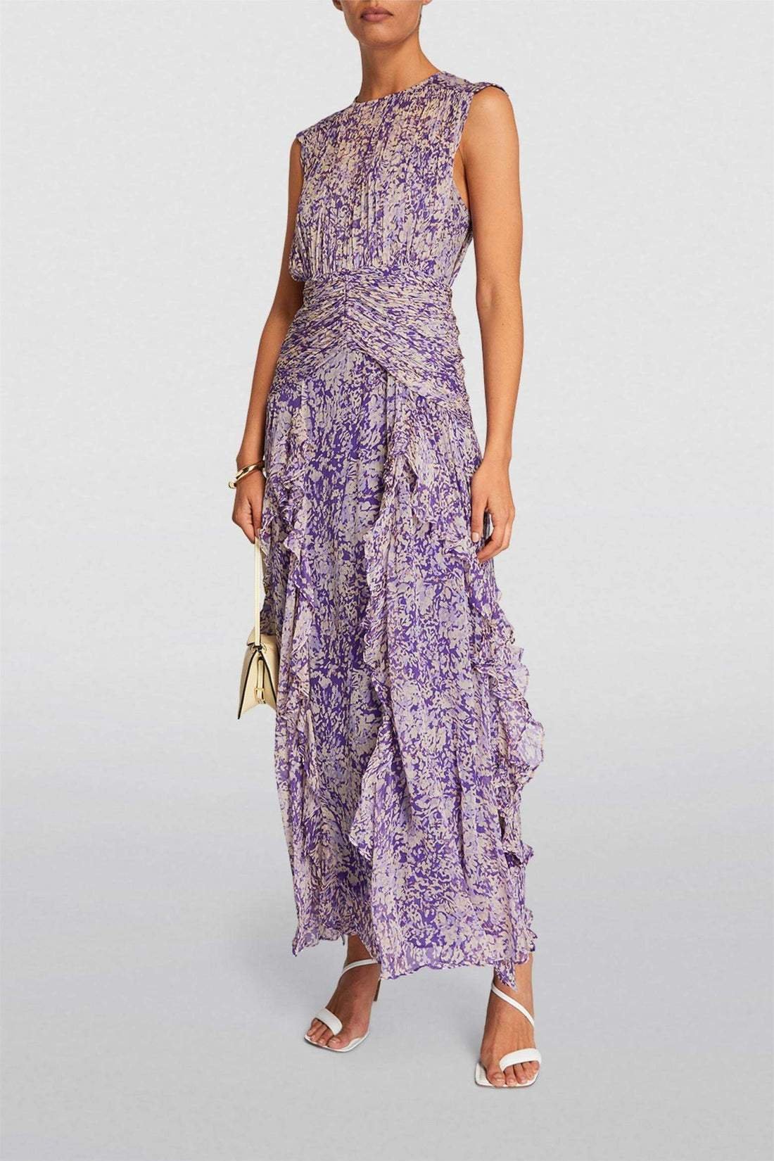 flo-printed-plisse-ruffle-maxi-dress-sd00207251052-purple-s-sunfere-734162 Flo Printed Plisse Ruffle Maxi Dress - Image 1