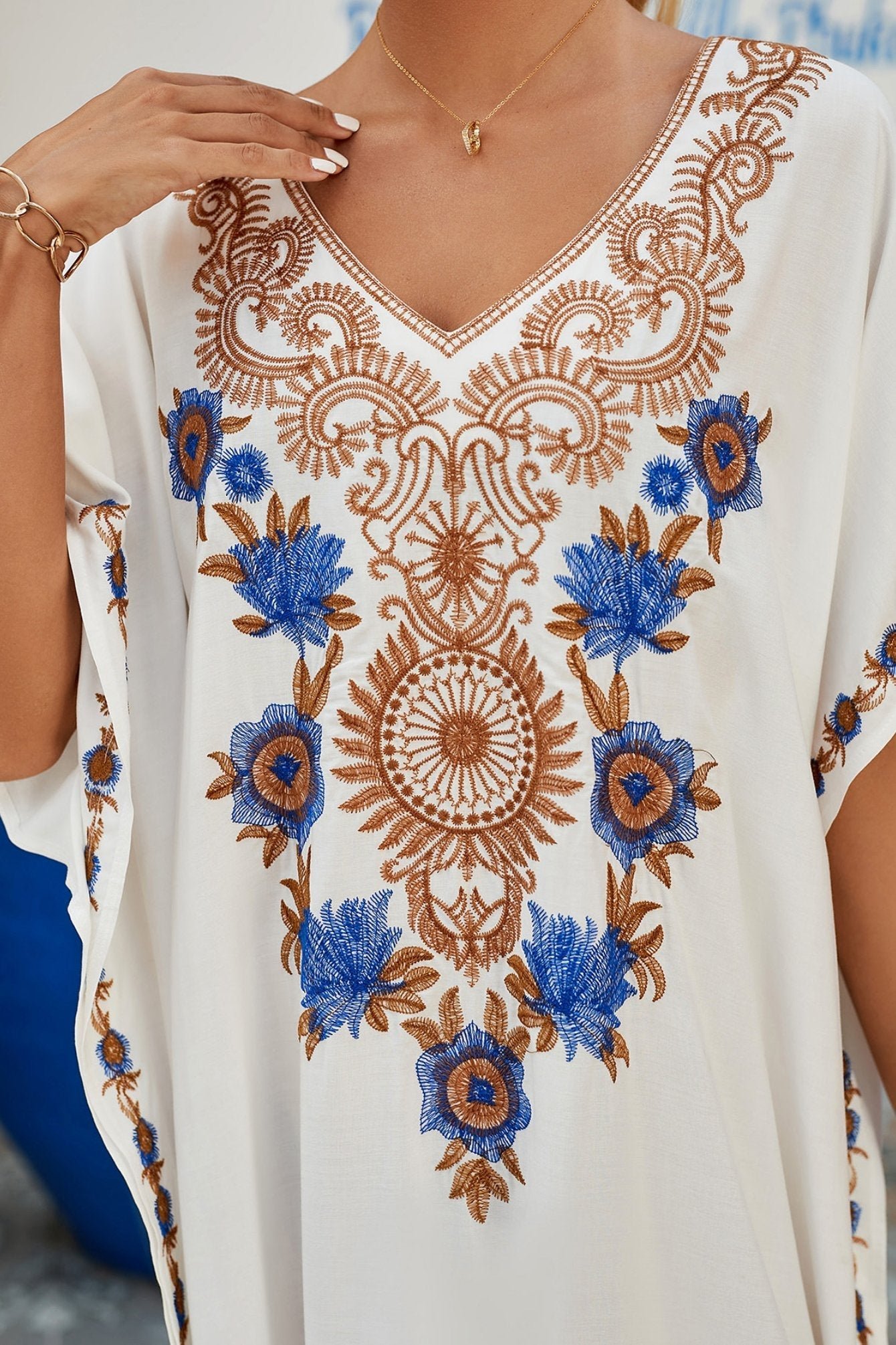 gene-embroidered-maxi-kaftan-sw0020710816-white-one-size-sunfere-506912 Gene Embroidered Maxi Kaftan - Image 7