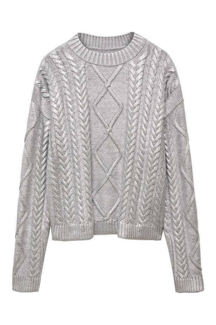 genevieve-metallic-foiled-cable-knit-sweater-st00212062017-silver-s-sunfere-939171 Genevieve Metallic Foiled Cable-knit Sweater - Image 7