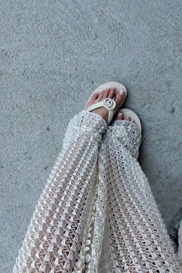 georgia-v-neck-crochet-maxi-dress-sd00601192162-white-s-sunfere-718887 Georgia V-neck Crochet Maxi Dress - Image 5