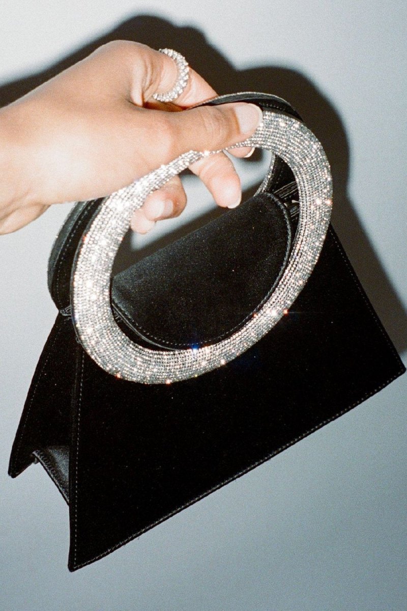 gladys-diamante-loop-satin-bag-sa00203122420-black-sunfere-516649 Gladys Diamante Loop Satin Bag - Image 2