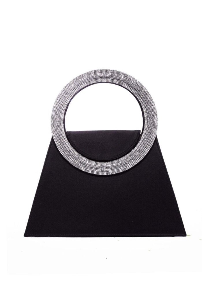 Gladys Diamante Loop Satin Bag - Image 4