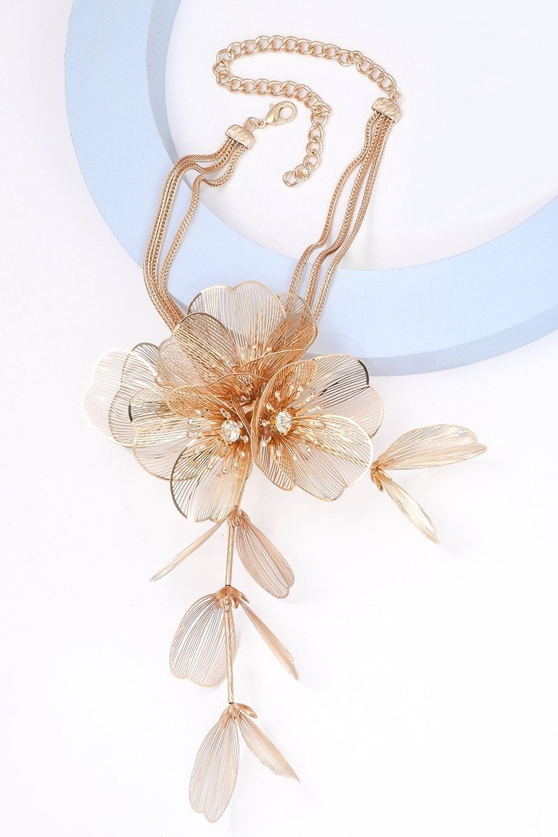 gold-mesh-diamante-flower-jewelry-set-sa00208161216-gold-sunfere-756856 Gold Mesh Diamante Flower Jewelry Set - Image 6