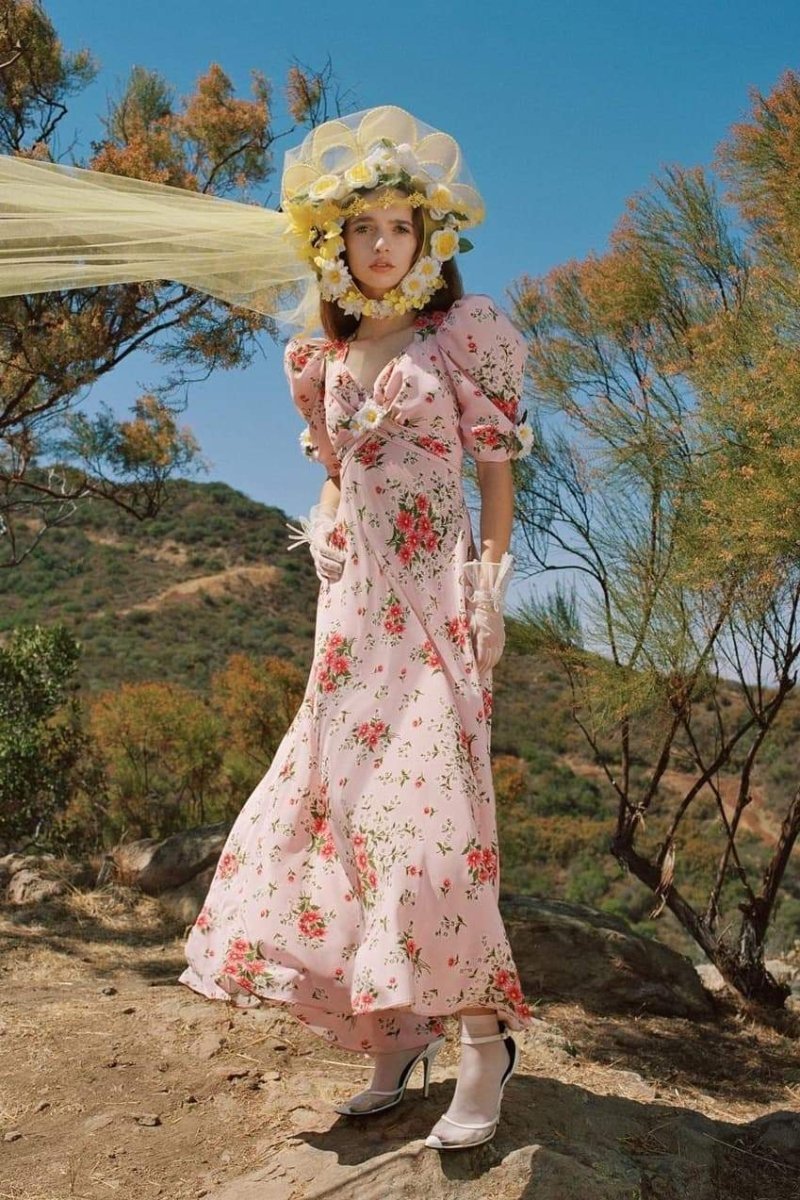 hanna-printed-puff-sleeve-maxi-dress-sd00603252526-pink-s-sunfere-197974 Hanna Printed Puff Sleeve Maxi Dress - Image 3