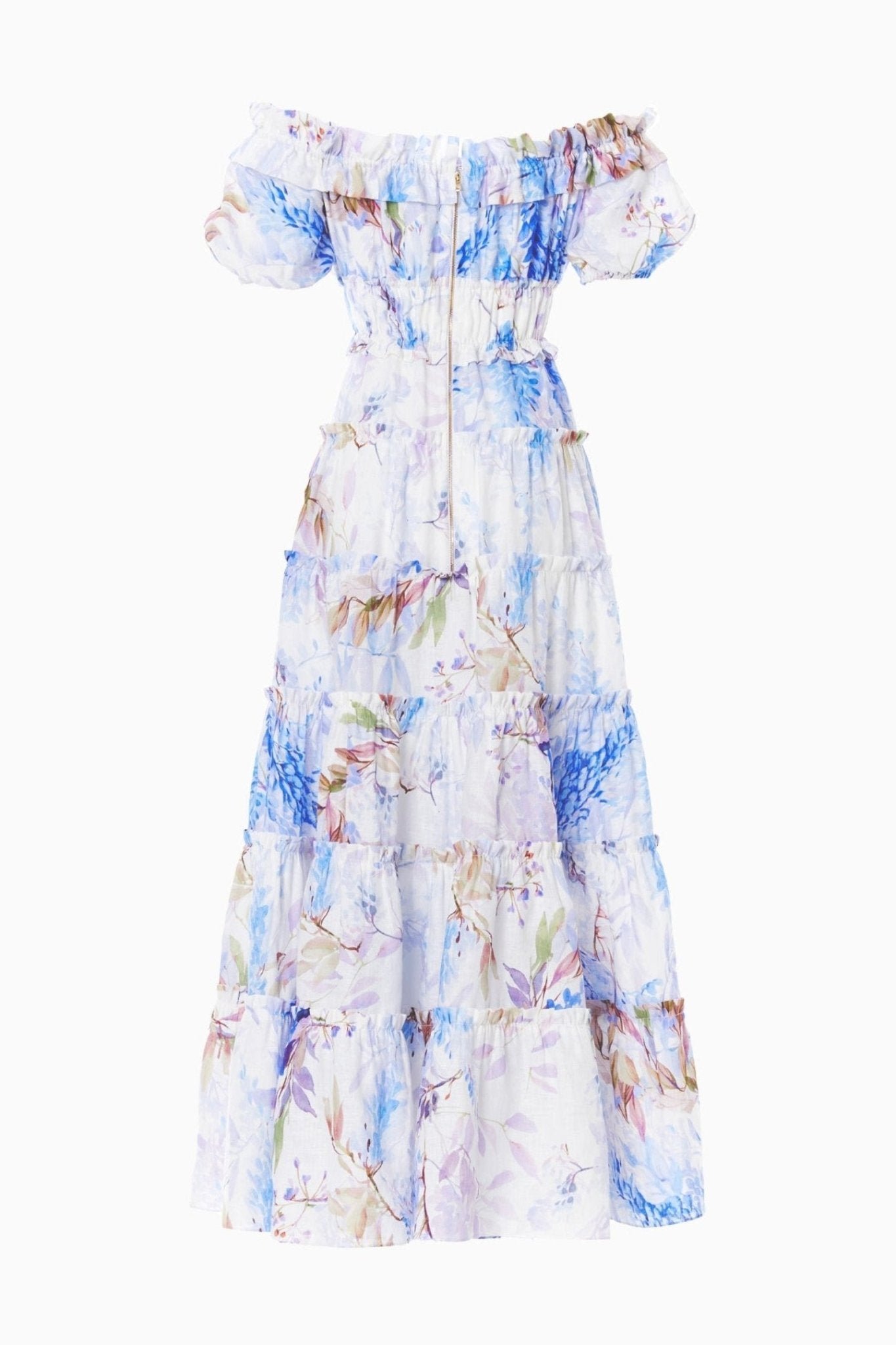 heather-printed-ruffle-tiered-maxi-dress-00207251044-blue-s-sunfere-478322 Heather Printed Ruffle Tiered Maxi Dress - Image 10