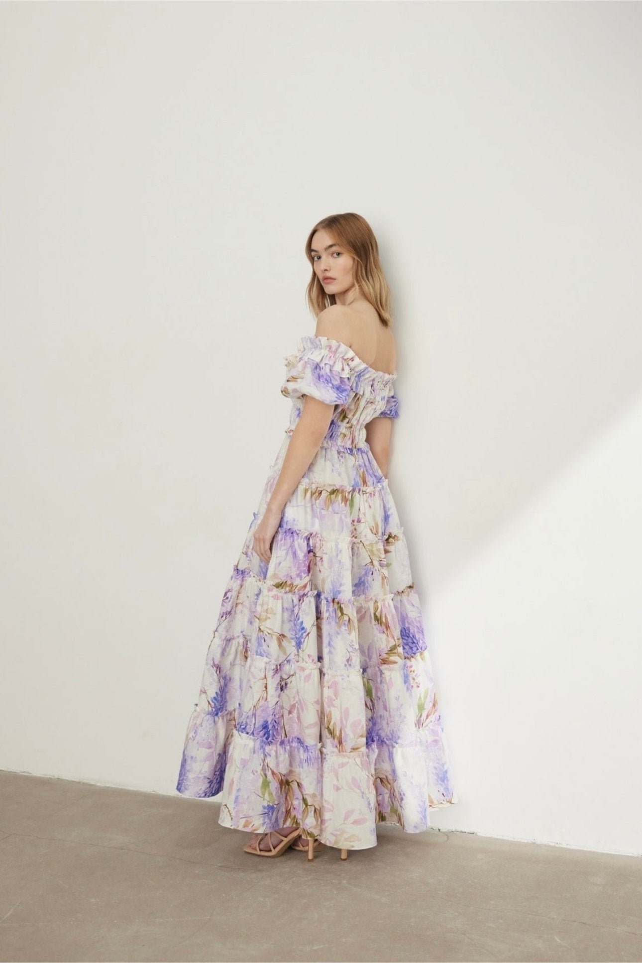 heather-printed-ruffle-tiered-maxi-dress-00207251044-purple-s-sunfere-947147 Heather Printed Ruffle Tiered Maxi Dress - Image 3