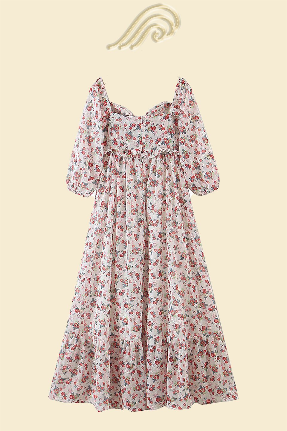 helena-printed-embroidered-off-shoulder-maxi-dress-sd00209011301-multi-s-sunfere-123557 Helena Printed Embroidered Off-shoulder Maxi Dress - Image 7