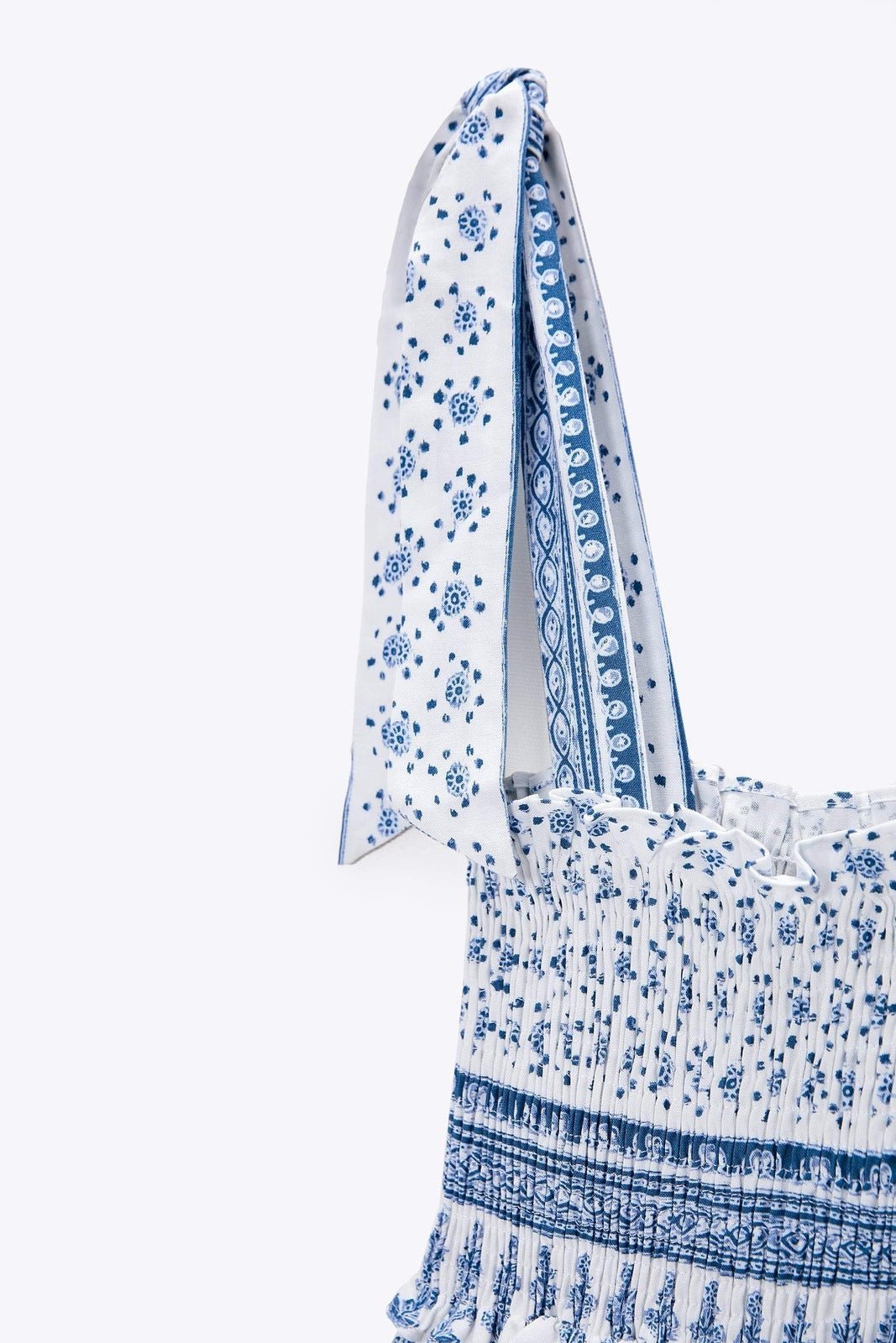 helga-printed-shirred-strap-midi-dress-sd00208261246-blue-s-sunfere-911416 Helga Printed Shirred Strap Midi Dress - Image 8