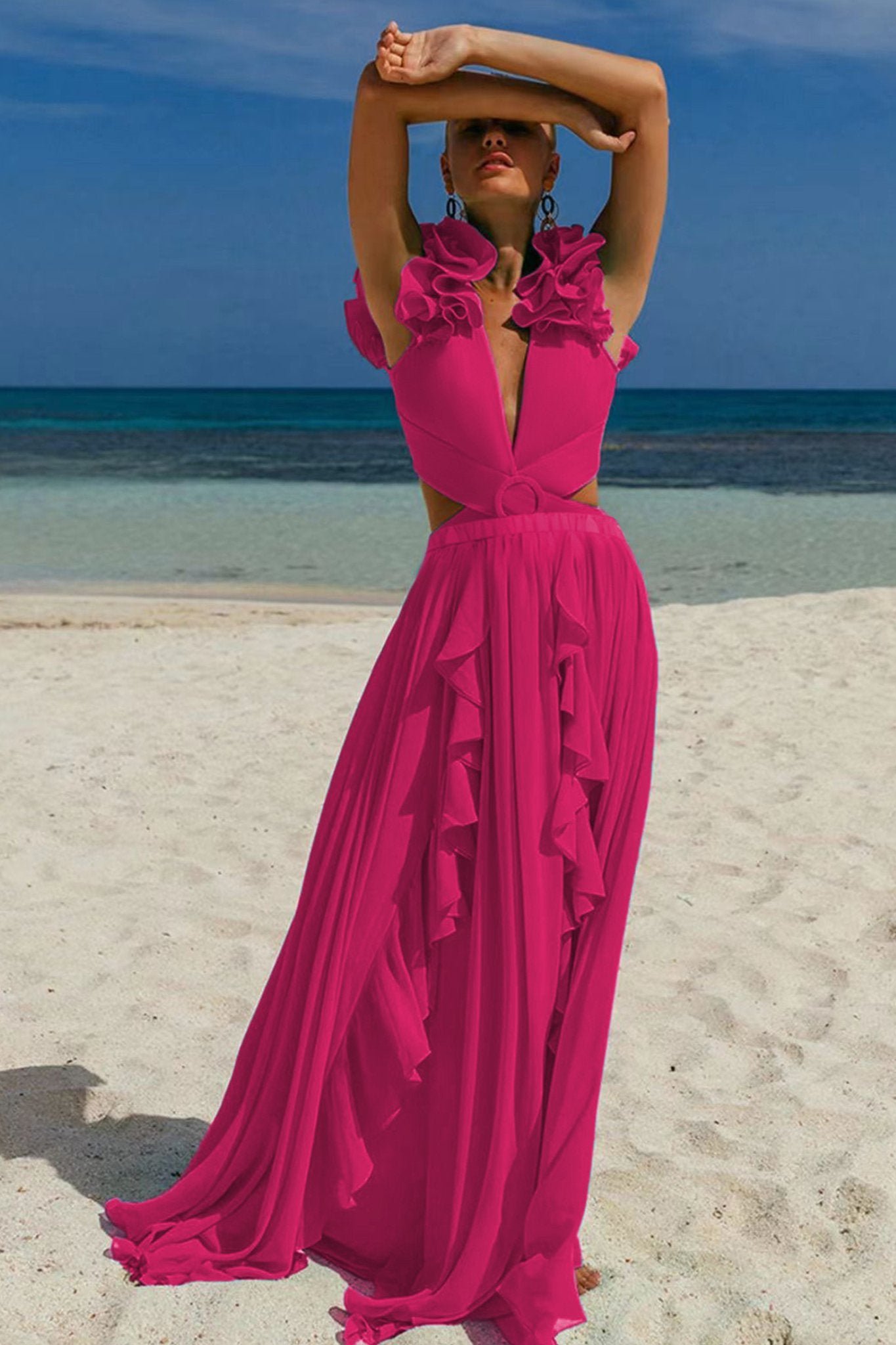 honey-two-piece-ruffle-swim-set-sw0020516274-hot-pink-set-s-sunfere-430548 Honey Two-piece Ruffle Swim Set - Image 6