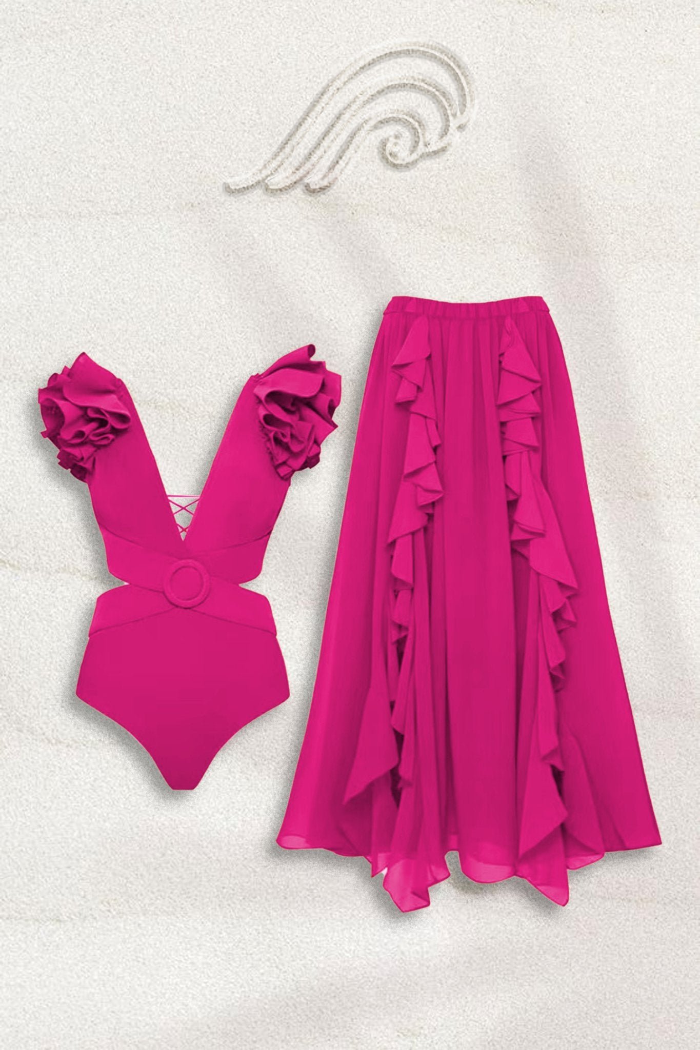 honey-two-piece-ruffle-swim-set-sw0020516274-hot-pink-set-s-sunfere-668047 Honey Two-piece Ruffle Swim Set - Image 5