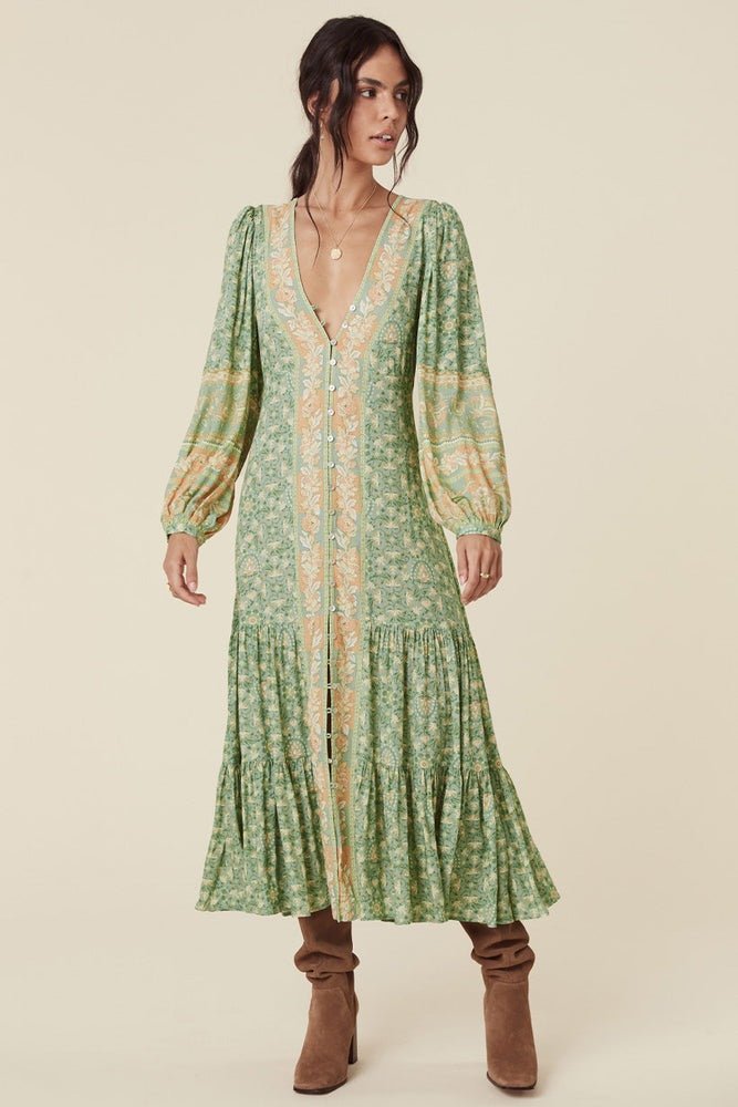 ina-splice-printed-button-up-maxi-gown-dress-sd0020516162-greenyellow-s-sunfere-382197 Ina Splice Printed Button Up Maxi Gown Dress - Image 4