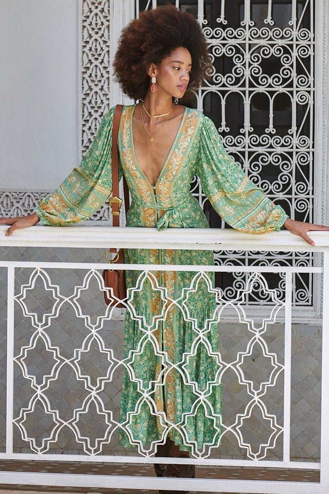 ina-splice-printed-button-up-maxi-gown-dress-sd0020516162-greenyellow-s-sunfere-716945 Ina Splice Printed Button Up Maxi Gown Dress - Image 2