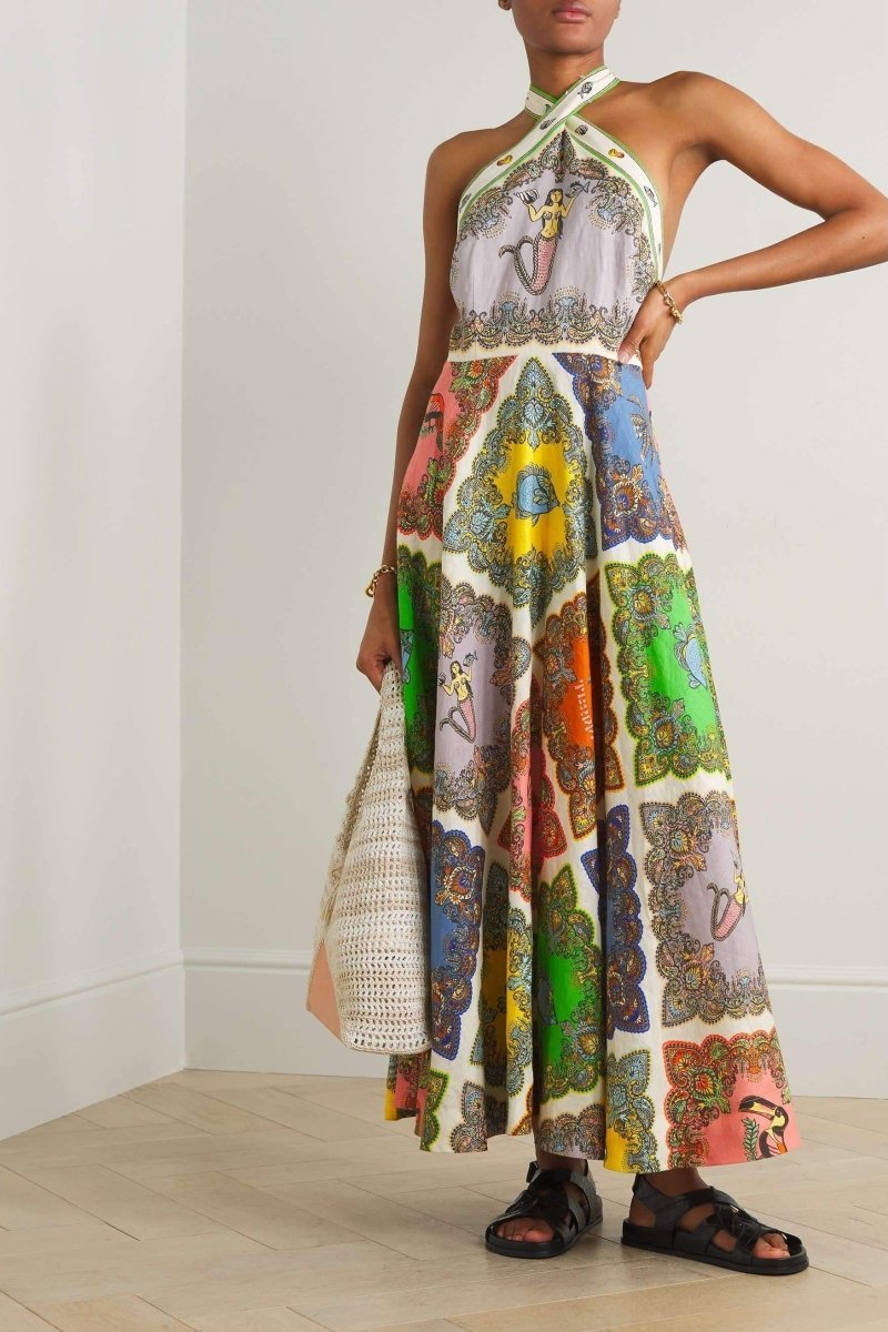 janice-printed-halterneck-maxi-dress-sd00603182458-multi-s-sunfere-664000 Janice Printed Halterneck Maxi Dress - Image 1