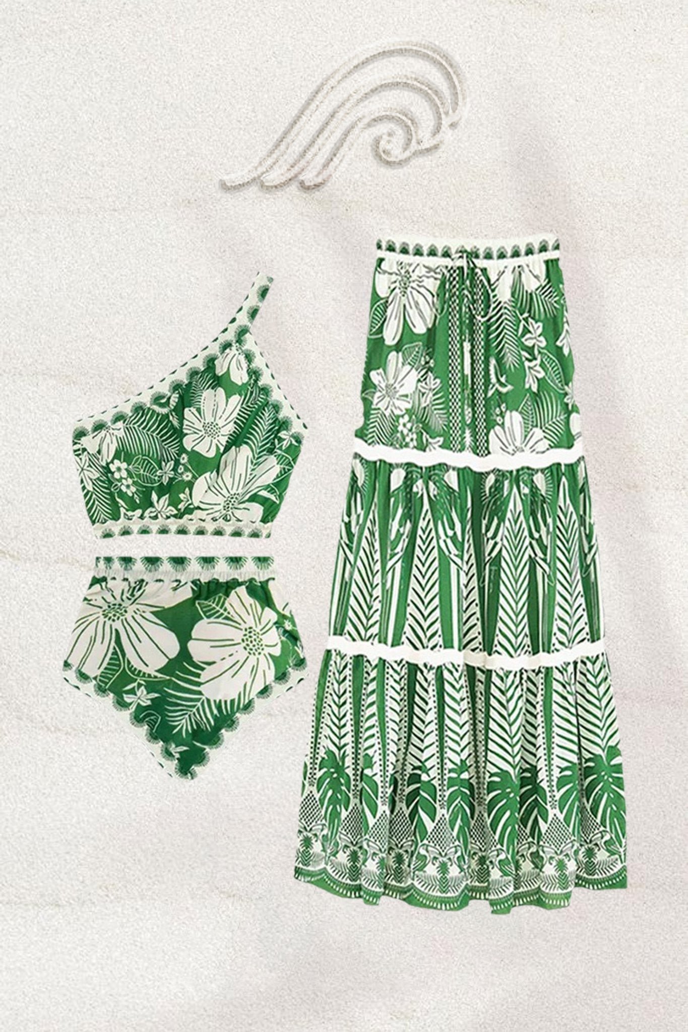 jasmine-one-shoulder-tropical-swim-set-sw00601162132-green-s-sunfere-698691 Jasmine One-shoulder Tropical Swim Set - Image 2