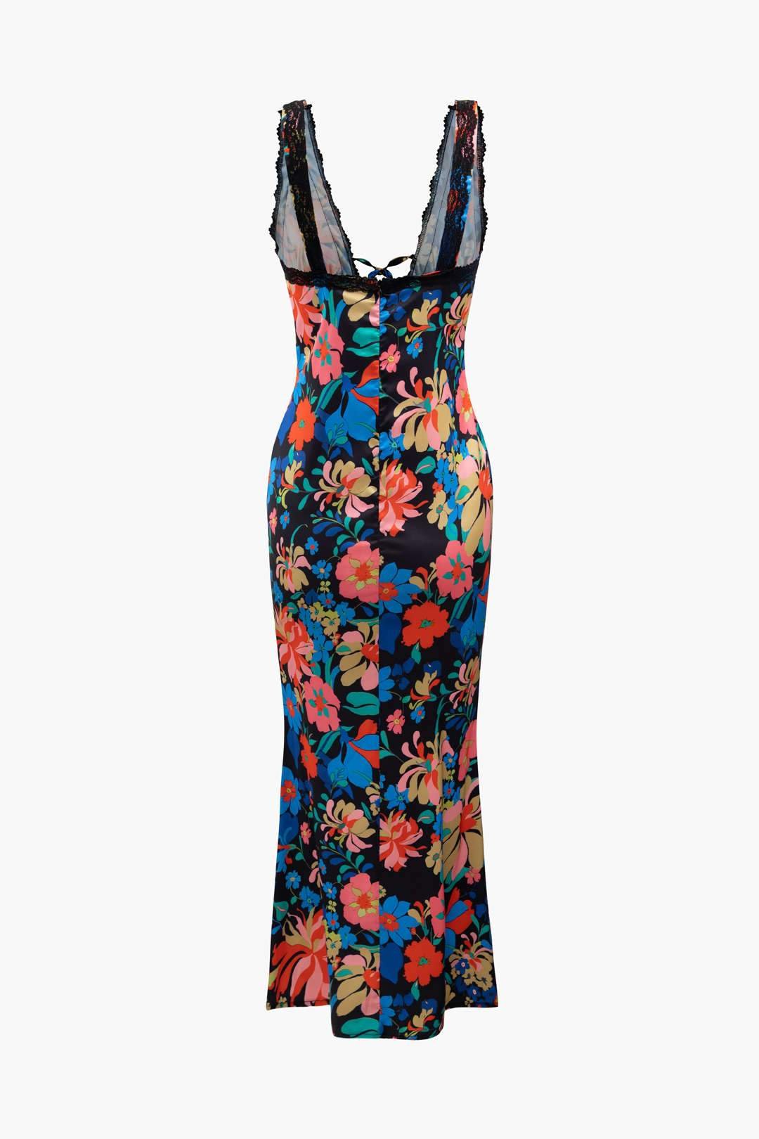 jill-printed-v-neck-lace-maxi-dress-sd00207221070-black-s-sunfere-975612 Jill Printed V-neck Lace Maxi Dress - Image 7
