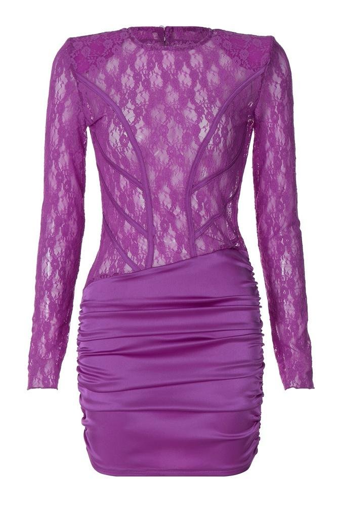 joanna-lace-gathered-mini-dress-sd00211291990-purple-s-sunfere-100365 Joanna Lace Gathered Mini Dress - Image 7