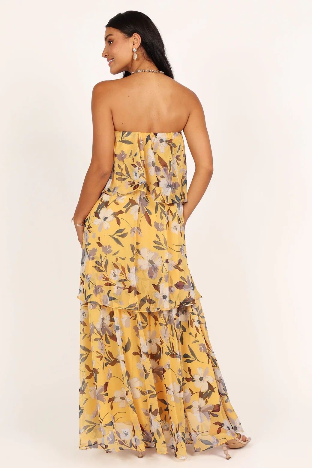 jpg_02f8598f-aa77-4a0c-97de-73536c0e333c Elsie Printed Layered Strapless Maxi Dress - Image 8