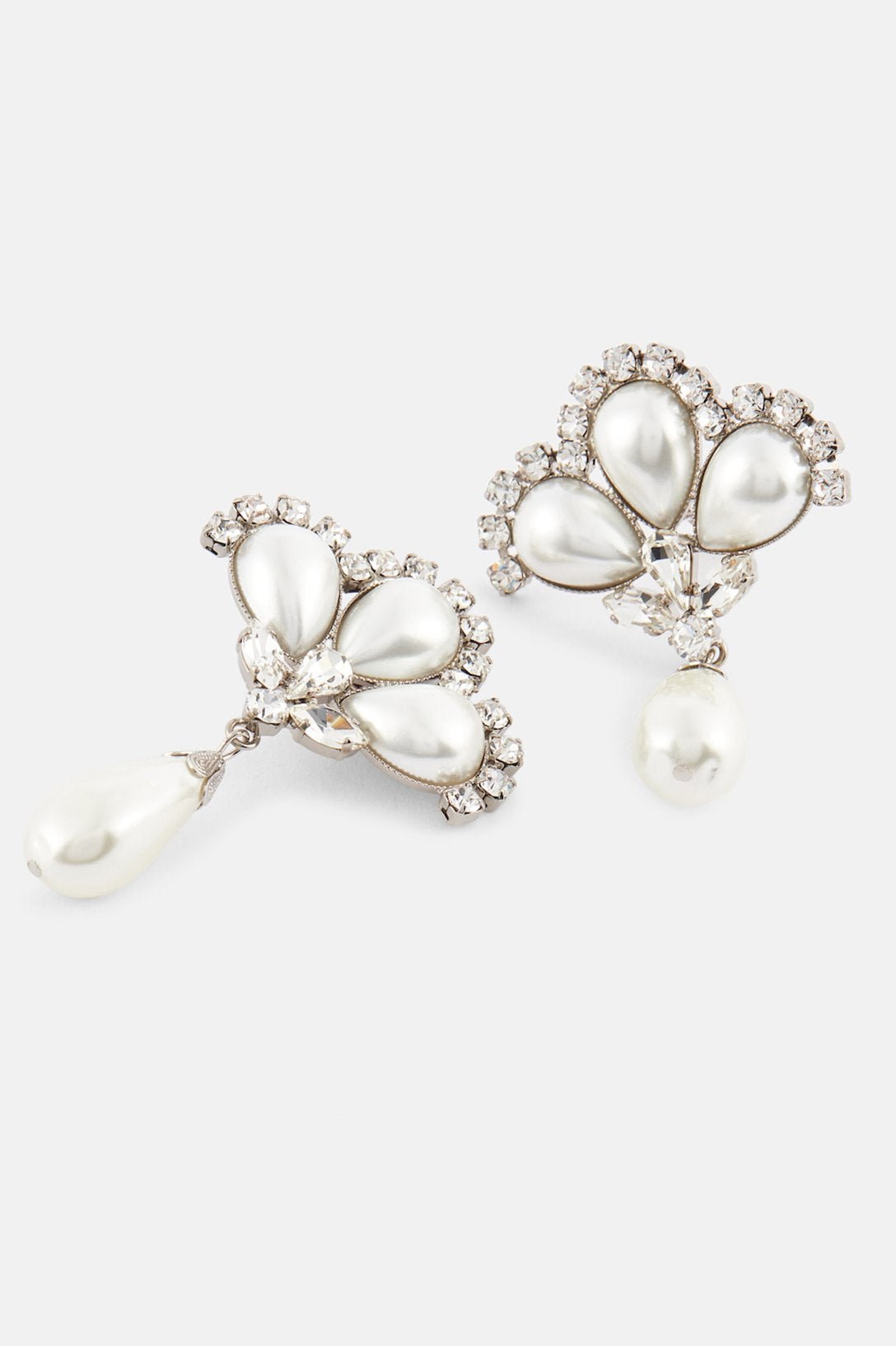 jpg_7d3ccf0a-6291-4c97-b505-fd05ce1959a3 Debby Pearl Diamante Drop Earrings - Image 2