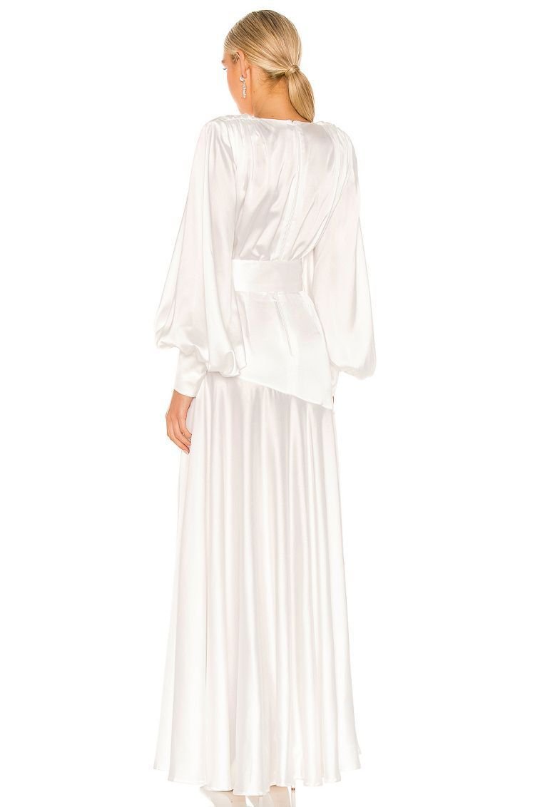 jpg_8d91d29b-953d-4a84-ac27-b791385a4c22 Phoebe V-neck Belted Slit Maxi Dress - Image 6