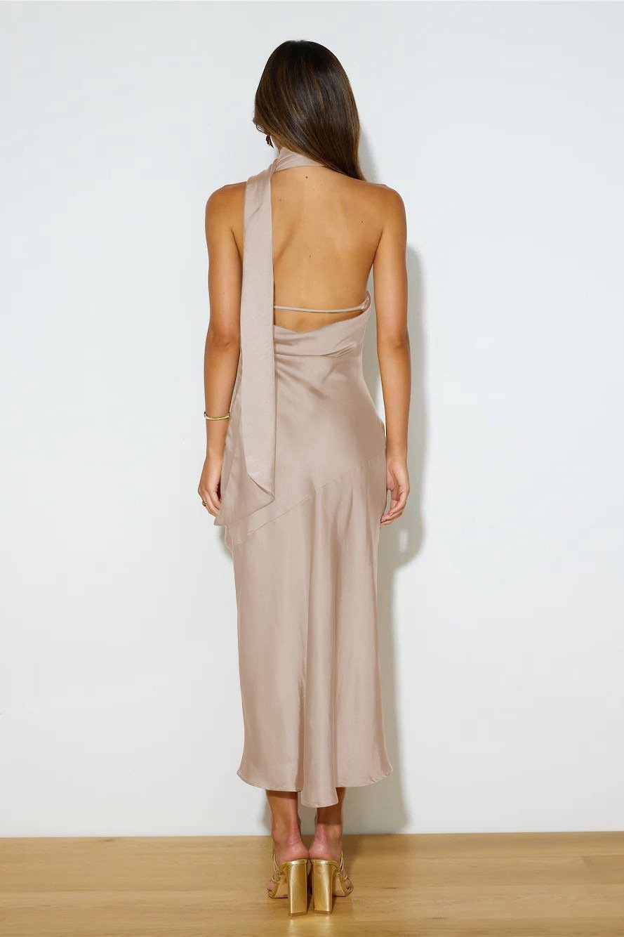 jpg_e9711b67-2db9-44ef-aaad-8f2519f7f4de Nad Cowl Halterneck Satin Midi Dress - Image 11
