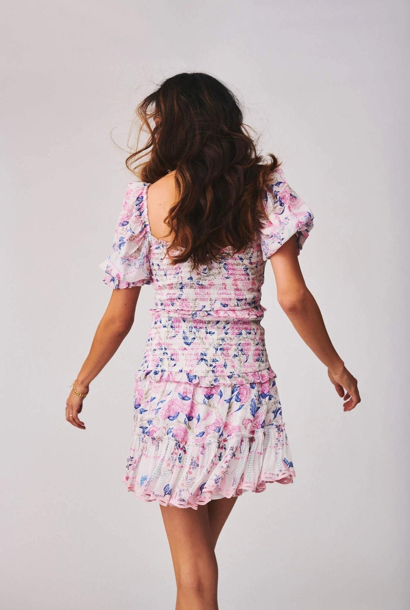 judith-printed-ruffle-shirred-tiered-mini-dress-sd0020626627-pink-s-sunfere-890505 Judith Printed Ruffle Shirred Tiered Mini Dress - Image 6