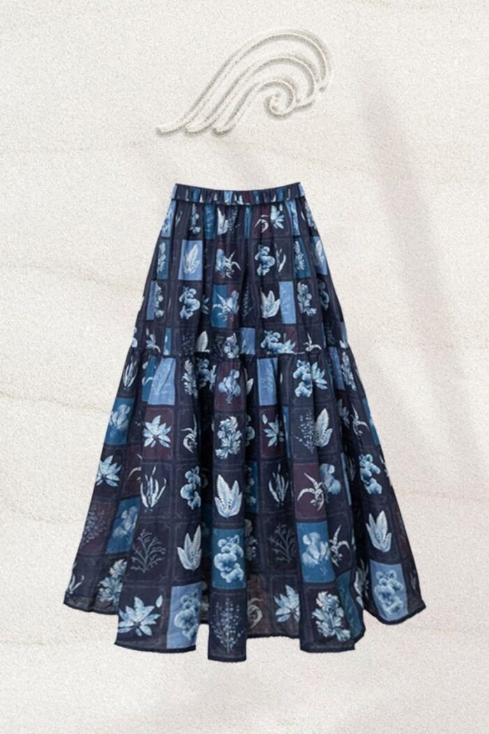 Kara Algae Printed Three-piece Swim Set - Image 3