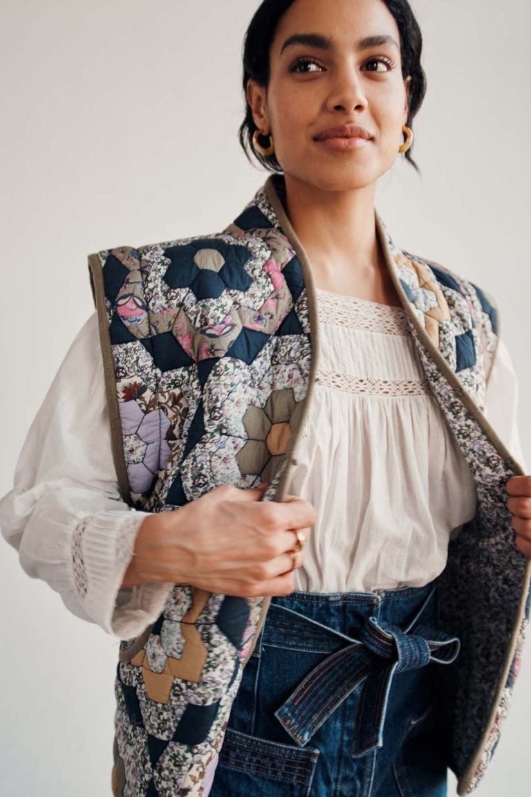kaylani-floral-printed-convertible-quilted-jacket-so00611231950-multi-s-sunfere-505269 Kaylani Floral Printed Convertible Quilted Jacket - Image 3