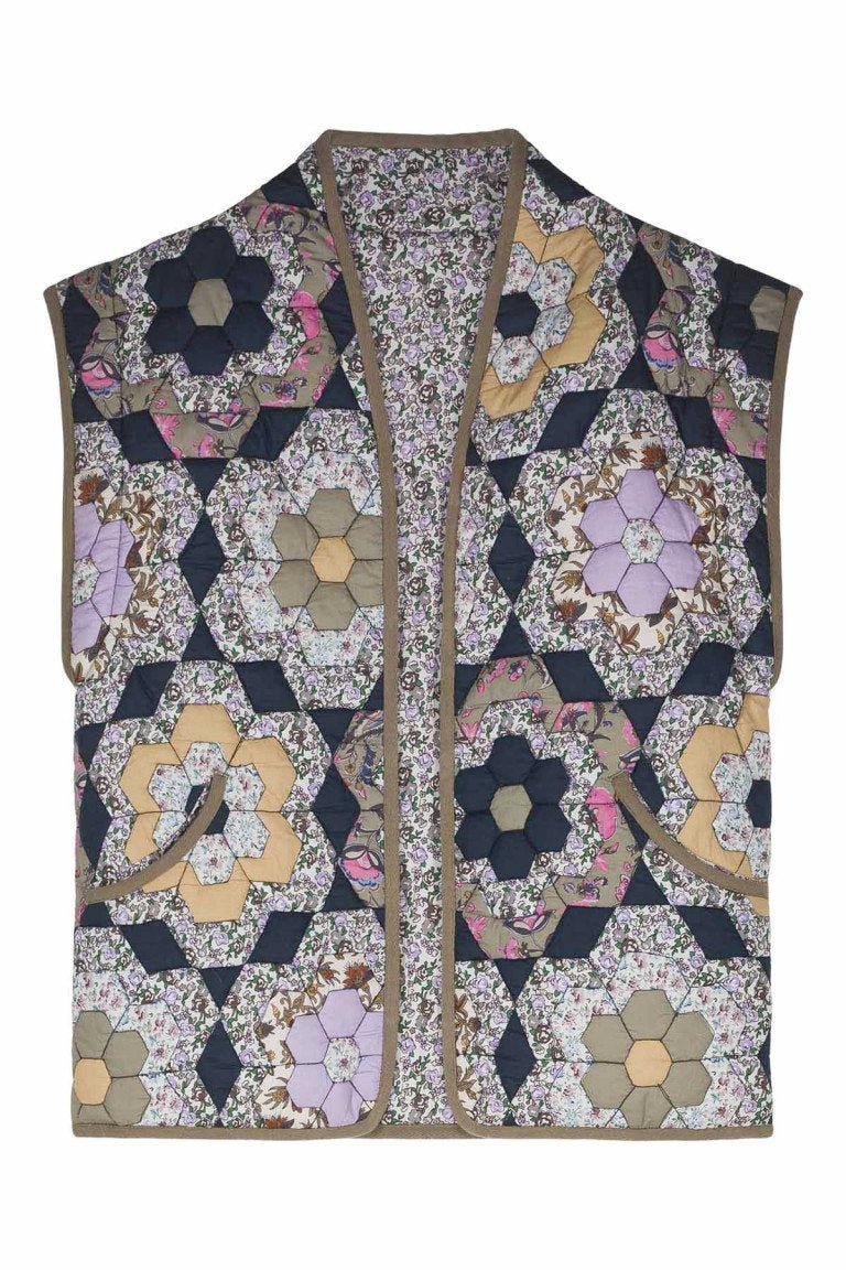 kaylani-floral-printed-convertible-quilted-jacket-so00611231950-multi-s-sunfere-954649 Kaylani Floral Printed Convertible Quilted Jacket - Image 7
