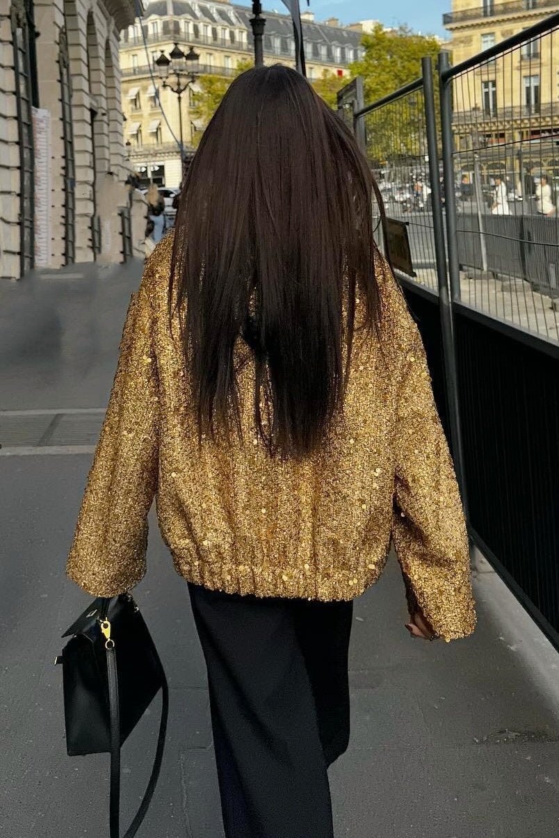 kimberley-collared-metallic-sequins-jacket-so00212062018-gold-s-sunfere-253843 Kimberley Collared Metallic Sequins Jacket - Image 6