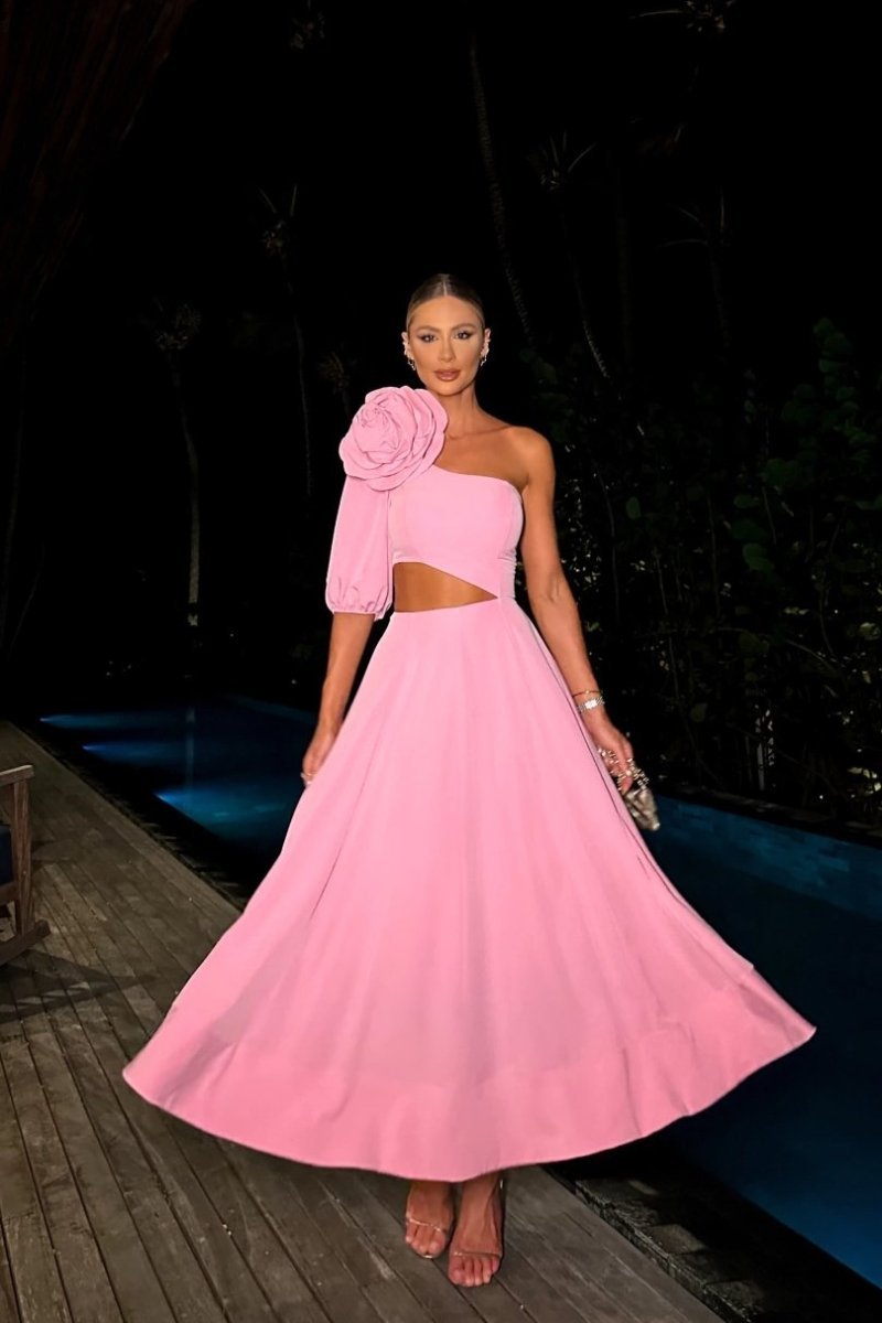 lea-flower-cut-out-midi-dress-sd00603192473-pink-s-sunfere-245722 Lea Flower Cut-out Midi Dress - Image 1