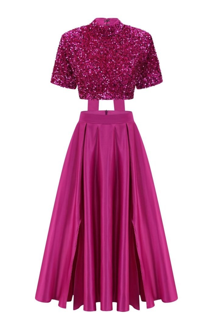 Leia Bow-tie Sequins Slit Set - Image 5